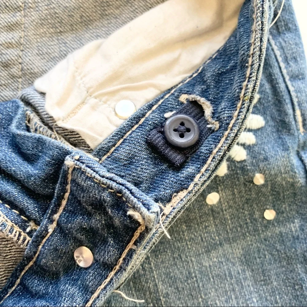 🌸New🌸 GapKids Straight Fit Jeans Size 12 Sequin NWT
